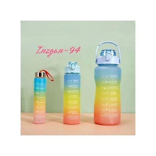 Ensemble de bouteilles deau de grande capacit 3 pices 300ml 900ml 2000ml