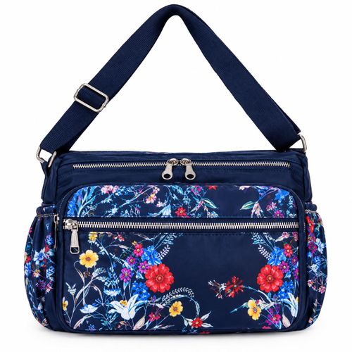Sac multifonction pour femme, Sac de voyage pour femme, sac décontracté multi-poches, grande capacité en nylon, 25cm, 7cm. 17cm