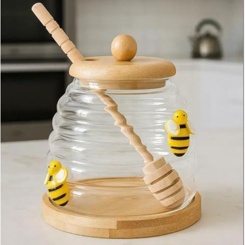 Pot de Miel Élégant et Fonctionnel - 348g