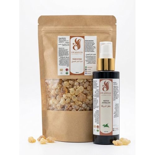 Pack Swanelia - Luban Mfaktar Oman 100g et Hydrolat d Ortie 130ml Anti Age et Capillaire