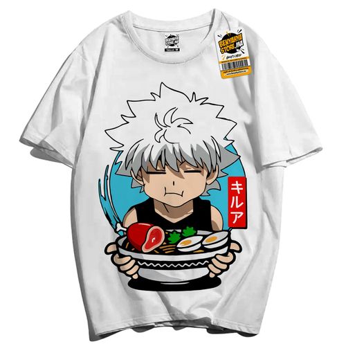 Killua Tshirt Hunter x Hunter Anime Manga T-shirt Otaku Teshirt Cosplay Funny