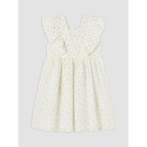 Robe Fille Imprimée Volantée