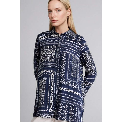 Tunique chemise à motifS Coupe ample