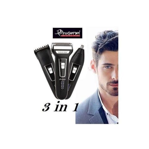 ماكينة حلاقة احترافية قابلة للشحن متعددة الاستخدامات للحية والشعر 3 في 1