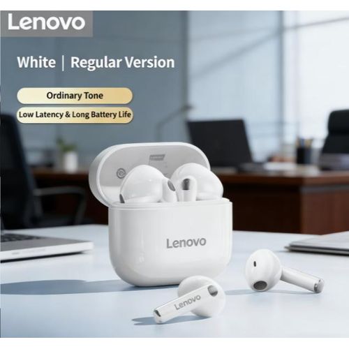 Écouteurs Bluetooth Sans Fil Lenovo avec ANC Hybride, Connexion Double Bluetooth 5.4