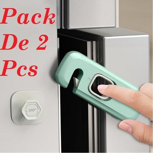 Pack De 2Pcs Sécurité de Placard Pour Enfants Verrouillage Armoire Tiroir