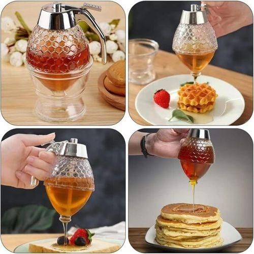 Distributeur de miel avec support et accessoires de cuisine