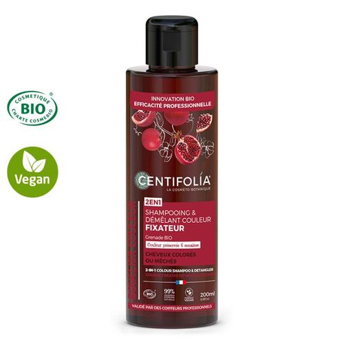 Shampoing & démêlant couleur fixateur Bio 2en1 – certifié Cosmos Organic