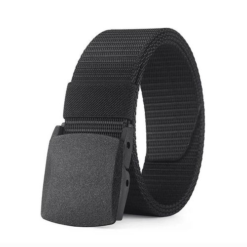 Ceinture en toile décontractée pour hommes et femmes, ceinture d'entraînement en nylon sans métal avec pantalon, environnement sportif, extérieur, jeans