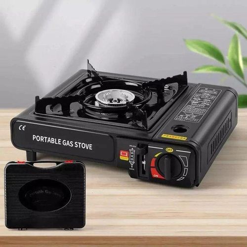Brûleur à Gaz Portable pour Camping Cuisine Extérieure Pique-Nique et Bivouac