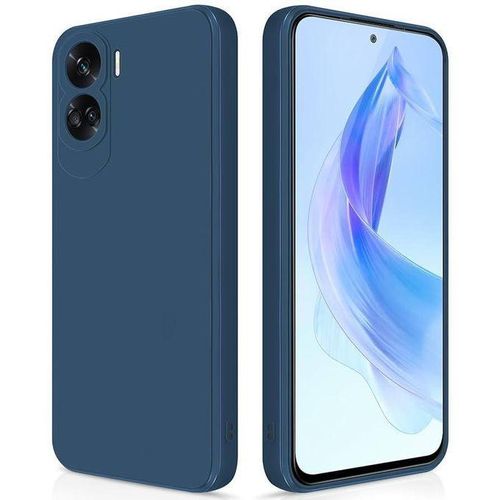 Case Pochette Souple Liquid Silicone liquid pour Honor 90 lite- Bleu
