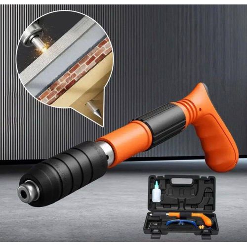 Pistolet à clous manuel en acier, pistolets à clous muraux portables capable de pénétrer toutes les surfaces dures