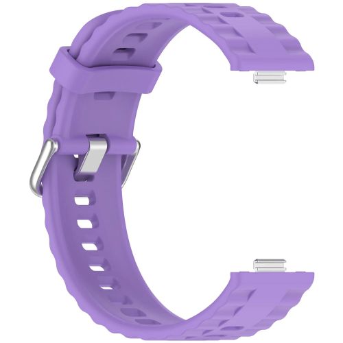 Bracelet de remplacement en silicone souple pour Huawei Watch Fit 4 Pro - Lilac