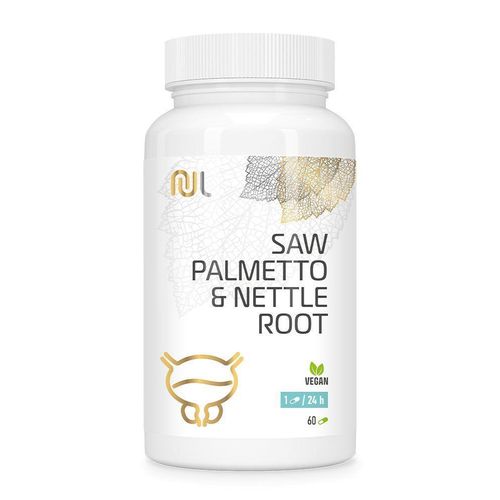Palmier Nain + Ortie Piquante (Saww_Palmetto – Nettle Root) Pour le confort urinairee des hommes