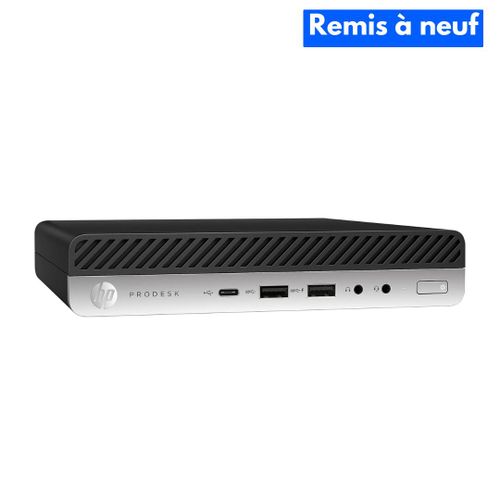 ProDesk 600 G3 Mini – Intel Core i5-6500T – 8Go RAM – 256Go SSD – Intel HD Graphics 530 (Remis à neuf)