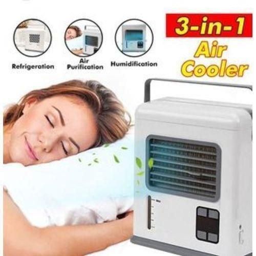 Nouveau 3 en 1 ventilateur climatiseur ménage petit refroidisseur d'air LED veilleuse Portable humidificateur réglage de l'air bureau maison ventilateur