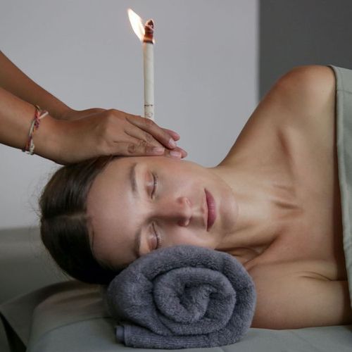 2 pièces/lot. Bougies de nettoyage pour cire d'oreille. Bougies de soin pour la santé. Traitement de Coning creux. Bougie de cire parfumée pour thérapie Indiana.