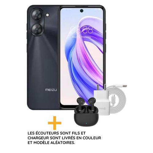 Mblu 21 – 6 Go RAM / 128 Go ROM – Titan Black – Écran FHD+ – Caméra 64 MP