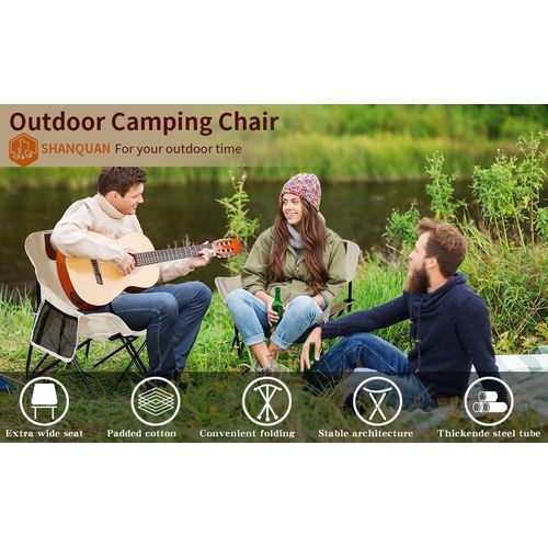 Fauteuil pliant compact pour voyages et sorties