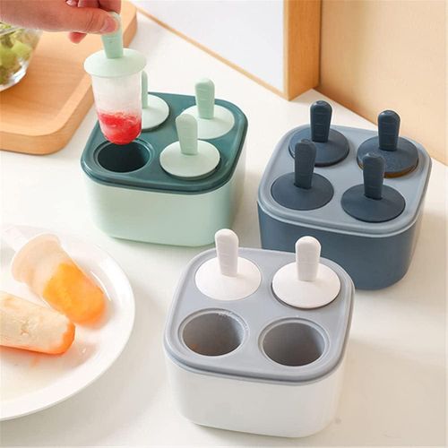 4 Moules à Glace DIY – Bac à Glaçons Réutilisable pour Glaces Maison