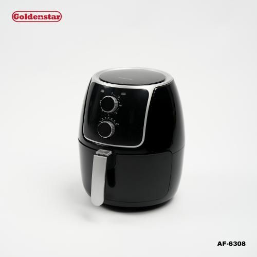 AIR FRYER - 6.3L - MANUEL - 6308 BLACK - 1 an de Garantie.