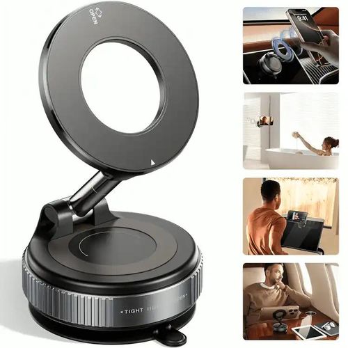 Support Smartphone MagSafe Rotatif 360 Fixation Magntique Ventouse Double Face Ultra Stable