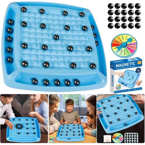 Jeu d'Échecs Magnétique avec Pièces Aimantées – Jeu de Stratégie, de Réflexion et de Concentration pour Enfants et Adultes