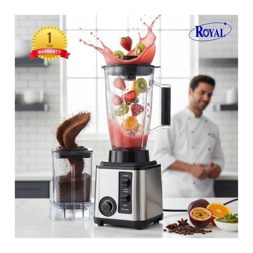 Royal BL 2524 - Mixeur blender 15 vitesses - 2,5L + Moulin à épice