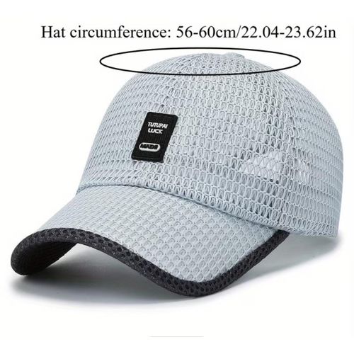 Casquette en maille respirante pour hommes et femmes