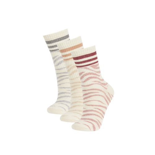 جوارب للنساء طويلة قطن - 3 قطع