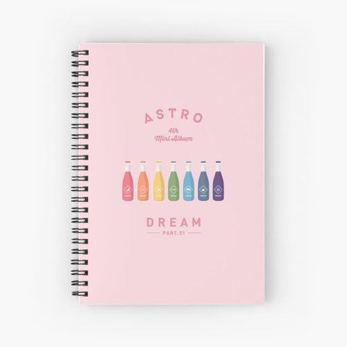 Astro Dream Part 1 - Pink Spiral Notebook Bloc note
