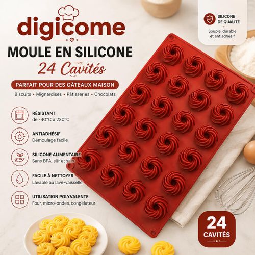 Moules khmissat fatima en silicone Moule en silicone pour chocolat, muffins, cire, bougies, muffins aux œufs, résine, décorations de gâteaux - Flexible