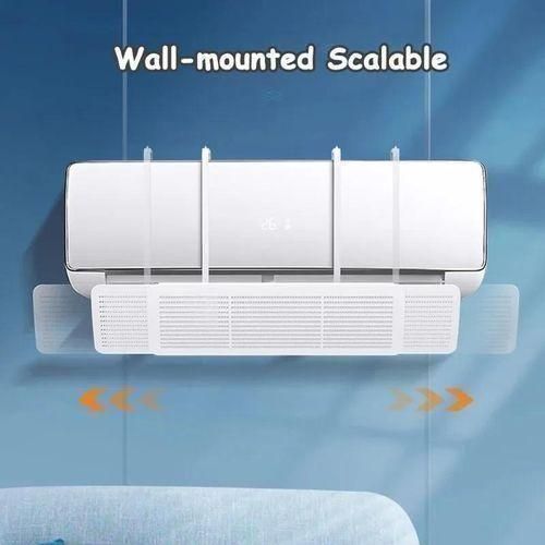 Déflecteur Climatiseur Universel Rétractable – Pare-Vent à Orientation Réglable pour Réduire le Courant d’Air Direct dans Chambre, Salon, Bureau et Espaces Professionnels