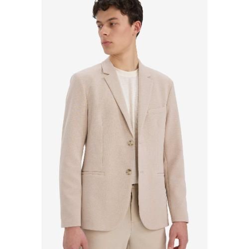 Blazer Homme coupe slim extensible - Beige - E3447AX.