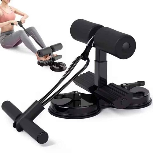 Barre de Sit-Up Ventouse Portable – Appareil d'Abdominaux avec Élastique de Résistance