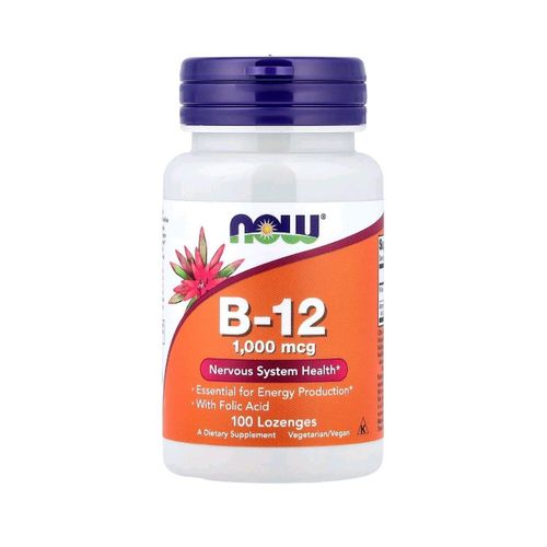 فيتامين ب12 1000 ميكروغرام طاقة وحيوية 100 قرص مص