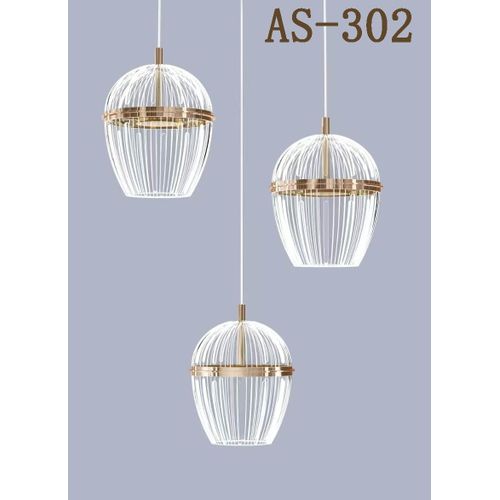 Suspension LED AS-302 3 couleurs de lumire 3000K 4000K 6500K contrles par interrupteur