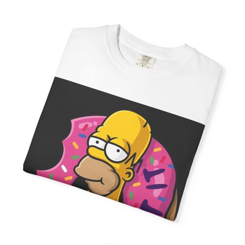 T-shirt Design Simpson & Unisexe en 100 % coton blanc