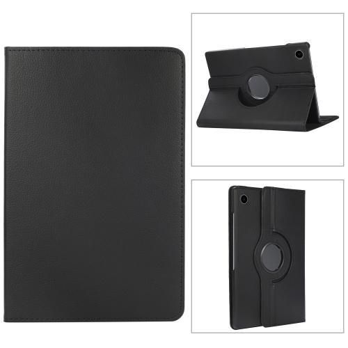 Coque en cuir avec support rotatif à 360 degrés pour tablette Samsung Galaxy Tab A11+ SM-X230/SM-X236 (noir )