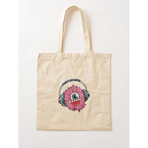 حقيبة يد قطن كلاسيكية للموسيقى السعيدة