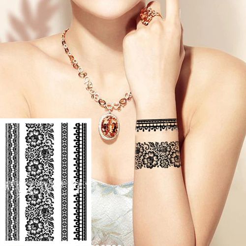 Tatouage Temporaire décorations Imperméable sur le poignet et armure pour hommes et femmes