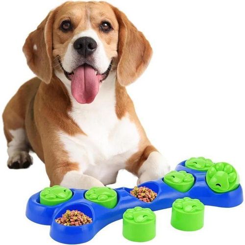 Jouet educatif pour chien avec 8 sections d activites interactives