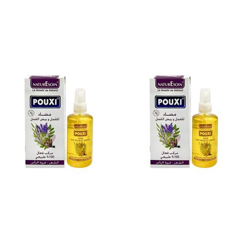 Lot de 2 - Pouxi Anti-Poux & Lentes - Traitement Complet - 125ml