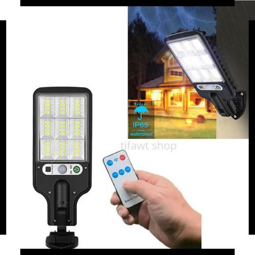 Applique Murale Solaire LED avec Détecteur de Mouvement et Télécommande – Éclairage Extérieur Étanche