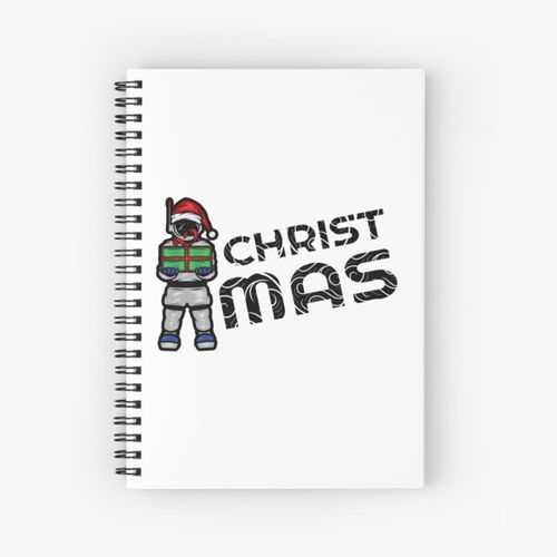 Santa claus the Christmas astronaut Spiral Notebook Bloc note