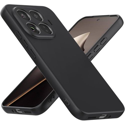 Pochette pour Xiaomi 15T pro TPU Anti-Rayures silicone :Noir