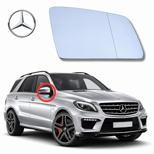 Verre Rétroviseur Droit pour Mercedes-Benz M (W166)