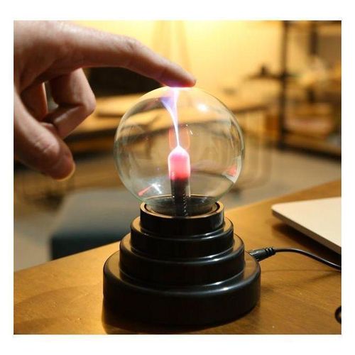 Boule Magique Lamp,Electrostatique Foudre Effet,Boule De Cristal Parfait pour Cadeaux De Noël,