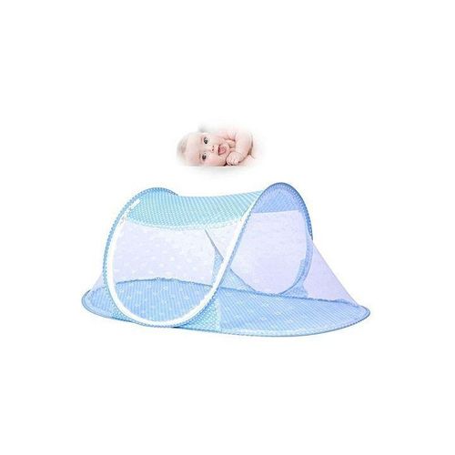 Berceau Bébé lit bébé berceau avec moustiquaire Bleu