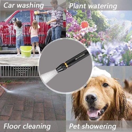 Pistolet pulvérisateur haute pression en alliage d'aluminium, réglable, pour lavage de voiture et arrosage jardin